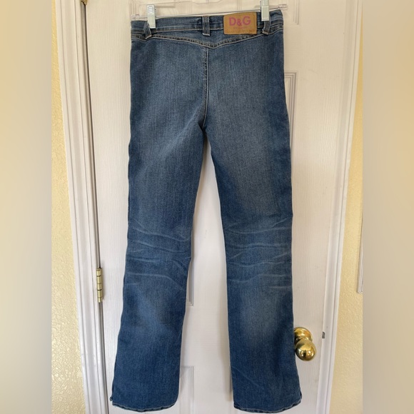 Dolce & Gabbana! VTG Flared tear away buttoned denim-Size 26 - Picture 2 of 10